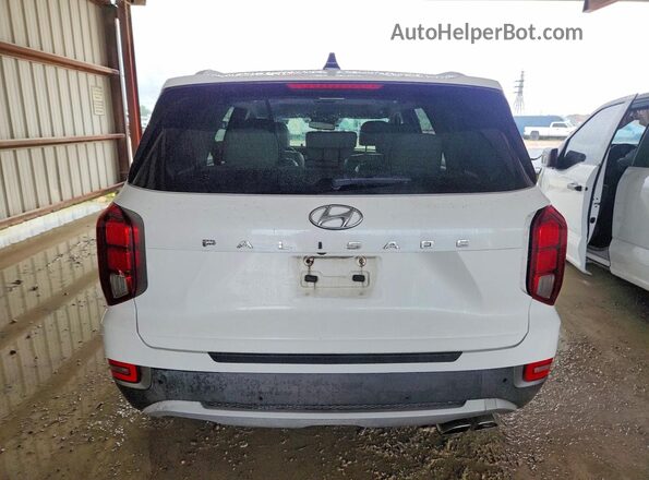 KM8R44HE4MU312674 2021 HYUNDAI PALISADE Белый Вид сзади