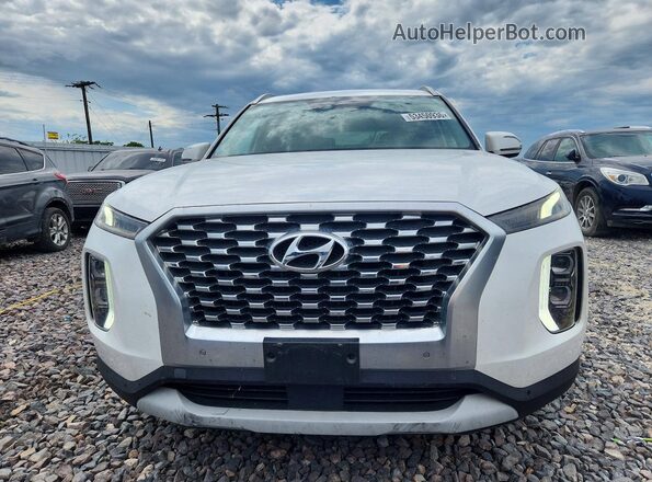 KM8R44HE5LU102678 2020 HYUNDAI PALISADE White Front view