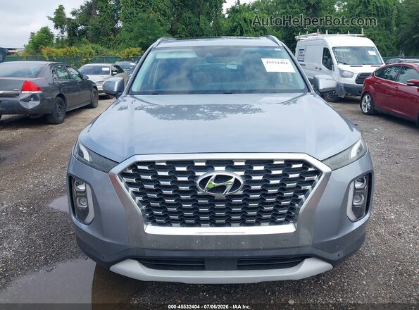 KM8R44HE6LU060750 2020 HYUNDAI PALISADE Silver Widok wnętrza z tyłu