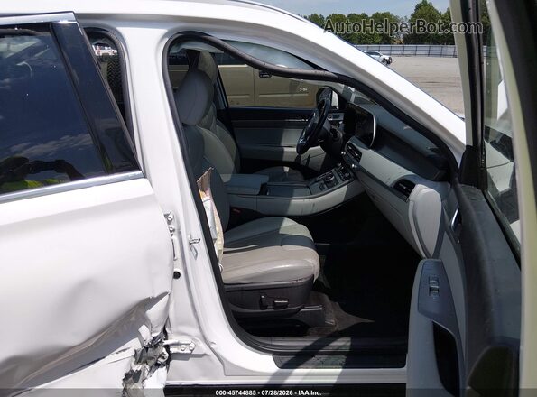 KM8R44HE6LU061350 2020 HYUNDAI PALISADE Белый Вид салона спереди