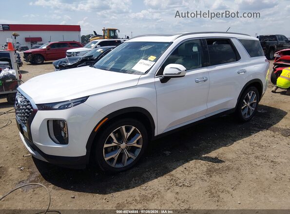 KM8R44HE6LU061350 2020 HYUNDAI PALISADE Белый Передняя левая четверть