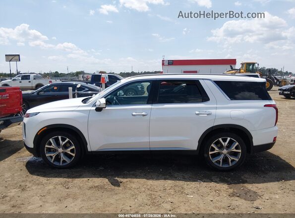 KM8R44HE6LU061350 2020 HYUNDAI PALISADE Белый Панорамный вид салона 360°