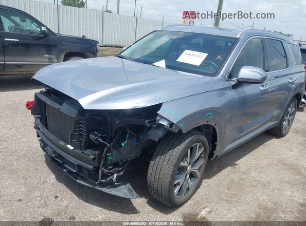 KM8R44HE6LU145457 2020 HYUNDAI PALISADE Silver Передня ліва чверть
