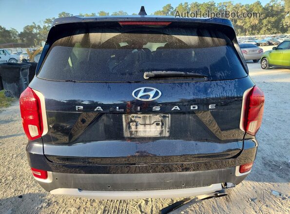 KM8R44HE6MU275644 2021 HYUNDAI PALISADE Black Rear view