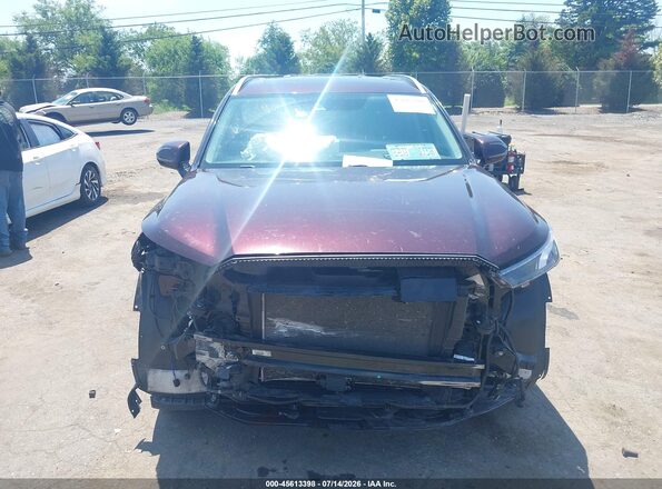 KM8R44HE6NU472363 2022 HYUNDAI PALISADE Burgundy Вид задньої частини салону