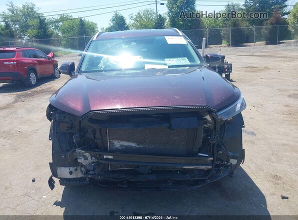 KM8R44HE6NU472363 2022 HYUNDAI PALISADE Burgundy Вид спереду