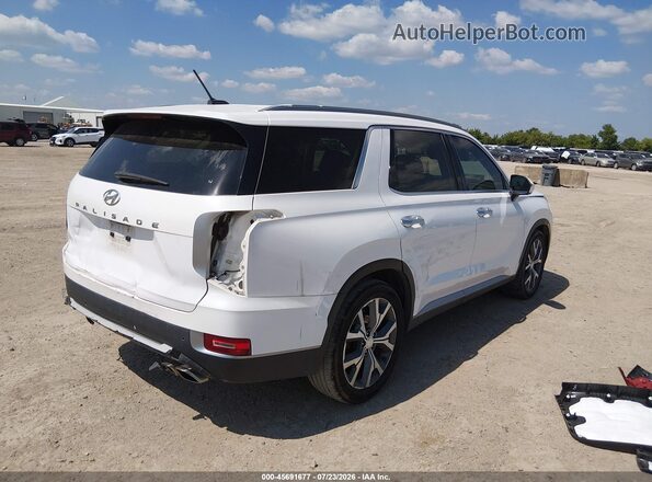 KM8R44HE7LU040202 2020 HYUNDAI PALISADE Белый Задняя правая четверть