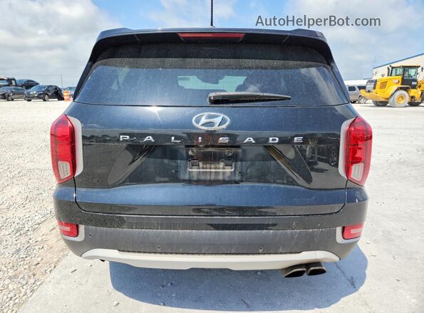 KM8R44HE7LU062572 2020 HYUNDAI PALISADE Black Widok z tyłu