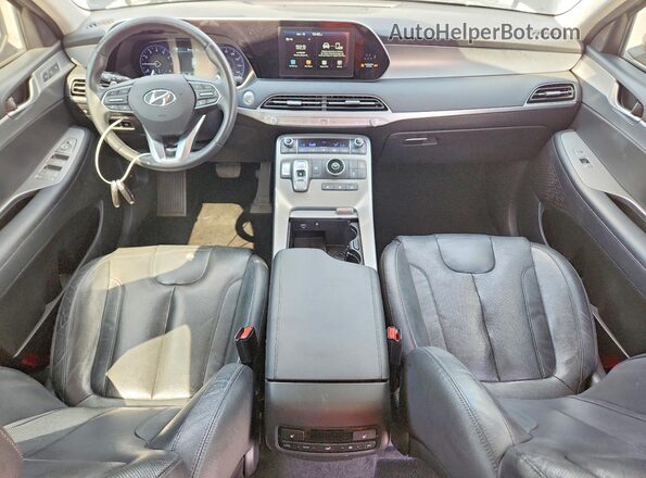 KM8R44HE7LU062572 2020 HYUNDAI PALISADE Black Widok deski rozdzielczej