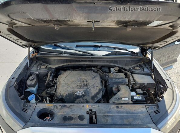 KM8R44HE7LU062572 2020 HYUNDAI PALISADE Black Widok komory silnika