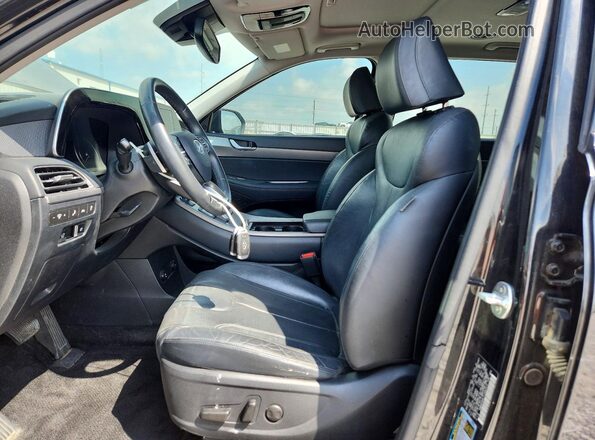 KM8R44HE7LU062572 2020 HYUNDAI PALISADE Black Widok wnętrza z przodu