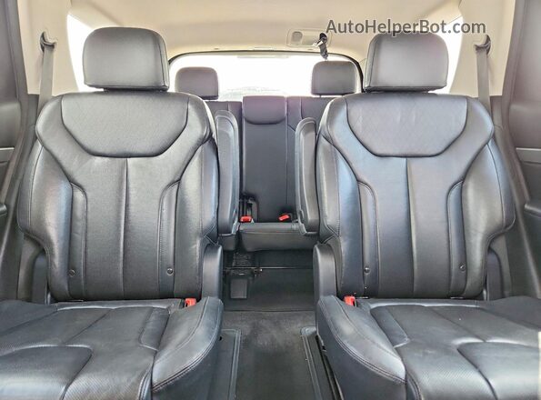 KM8R44HE7LU062572 2020 HYUNDAI PALISADE Black Widok tylnych siedzeń