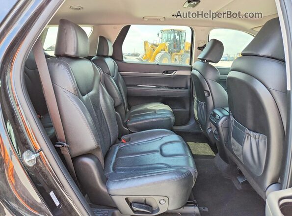 KM8R44HE7LU062572 2020 HYUNDAI PALISADE Black Widok wnętrza z tyłu