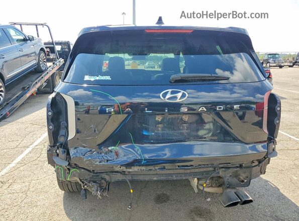 KM8R44HE7LU081509 2020 HYUNDAI PALISADE Black უკანა ხედი