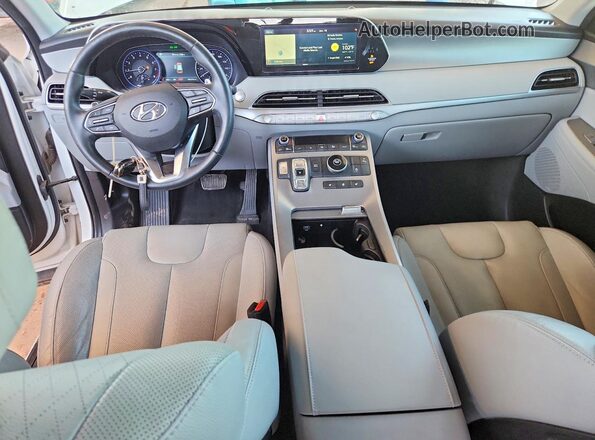 KM8R44HE7LU086368 2020 HYUNDAI PALISADE White Vista del salpicadero