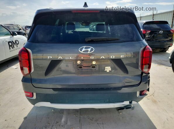 KM8R44HE7LU109552 2020 HYUNDAI PALISADE Gray უკანა ხედი