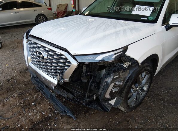 KM8R44HE9MU333679 2021 HYUNDAI PALISADE White Vista frontal
