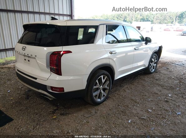 KM8R44HE9MU333679 2021 HYUNDAI PALISADE White Հետևի աջ