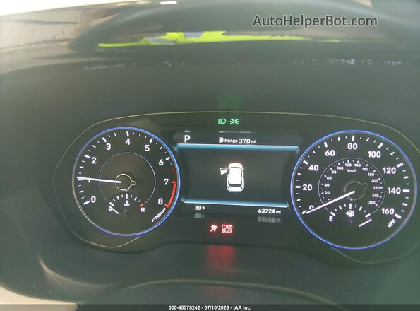 KM8R44HE9MU333679 2021 HYUNDAI PALISADE White Հետևի նստատեղերի տեսք