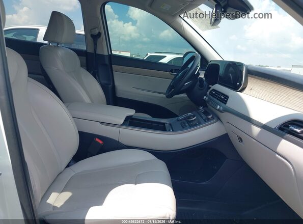 KM8R44HEXLU034684 2020 HYUNDAI PALISADE White Vista interior delantera