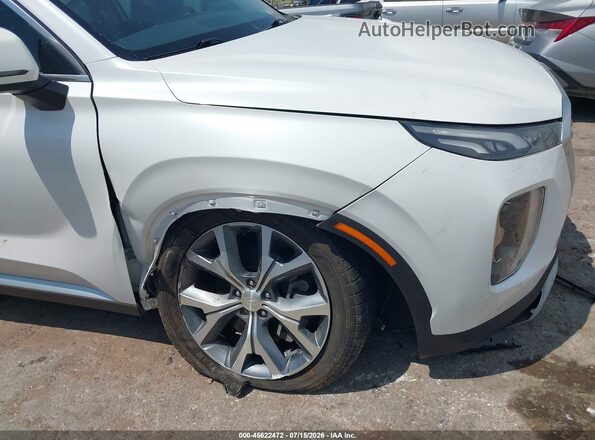 KM8R44HEXLU034684 2020 HYUNDAI PALISADE White Vista frontal