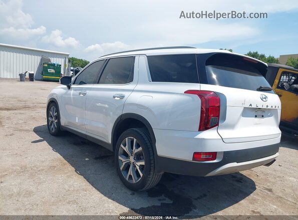 KM8R44HEXLU034684 2020 HYUNDAI PALISADE White Vista interior de 360 grados