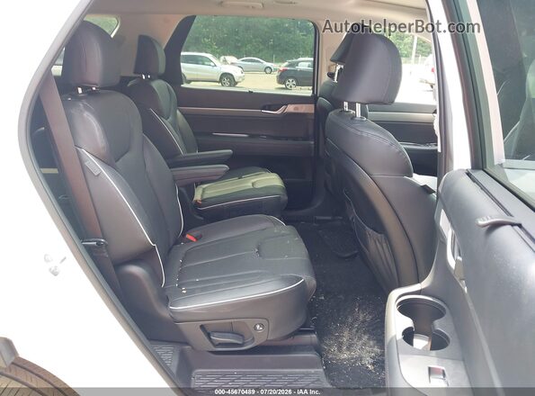 KM8R4DGE0PU636808 2023 HYUNDAI PALISADE White Вид наклейки з VIN-кодом