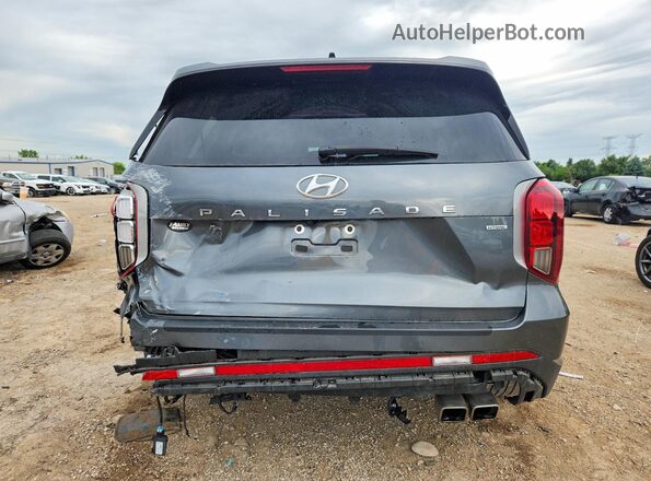 KM8R4DGE2PU569256 2023 HYUNDAI PALISADE Gray უკანა ხედი