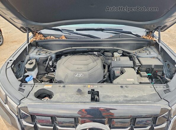 KM8R4DGE2PU569256 2023 HYUNDAI PALISADE Gray უკანა სალონის ხედი