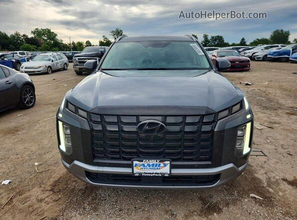 KM8R4DGE2PU569256 2023 HYUNDAI PALISADE Gray წინა ხედი
