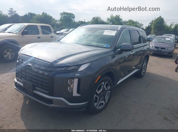 KM8R4DGE3PU531163 2023 HYUNDAI PALISADE Gray წინა მარცხენა ხედი სამი მეოთხედიდან