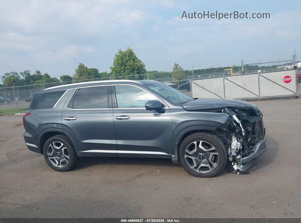 KM8R4DGE3PU531163 2023 HYUNDAI PALISADE Gray უკანა სალონის ხედი