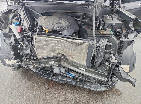 KM8R4DGE3SU835134 2025 HYUNDAI PALISADE Black Engine compartment view
