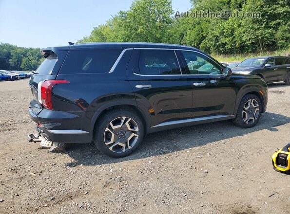KM8R4DGE6PU637087 2023 HYUNDAI PALISADE Черный Задняя правая четверть
