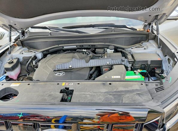 KM8R4DGE7RU782318 2024 HYUNDAI PALISADE Серебряный Вид подкапотного пространства