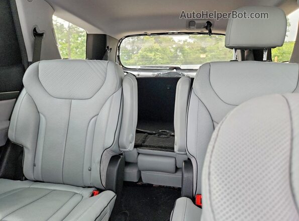 KM8R4DGE7RU782318 2024 HYUNDAI PALISADE Серебряный Вид задних сидений