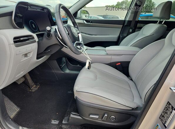 KM8R4DGE7RU782318 2024 HYUNDAI PALISADE Серебряный Вид салона спереди
