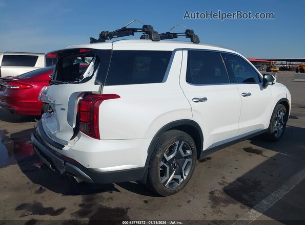 KM8R4DGE8PU551747 2023 HYUNDAI PALISADE White Հետևի աջ