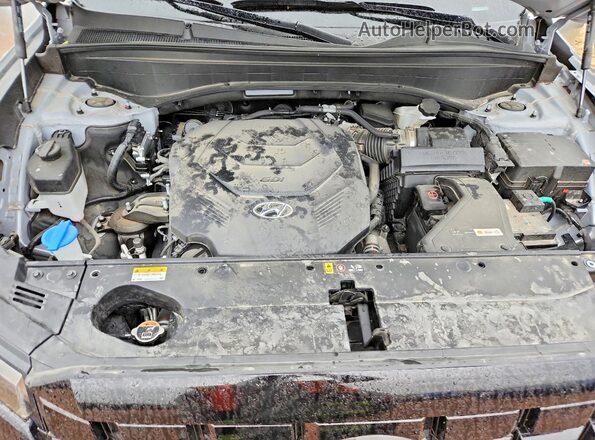 KM8R4DGEXSU888767 2025 HYUNDAI PALISADE Silver Շարժիչի բաժամունքի տեսք