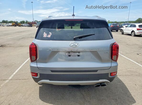 KM8R4DHE1LU029602 2020 HYUNDAI PALISADE Silver Widok z tyłu