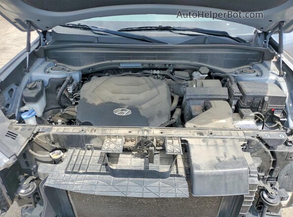 KM8R4DHE1LU029602 2020 HYUNDAI PALISADE Silver Widok komory silnika