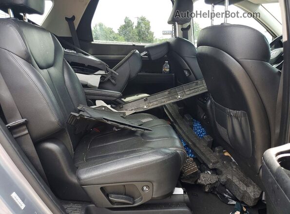 KM8R4DHE1LU029602 2020 HYUNDAI PALISADE Silver Widok wnętrza z tyłu