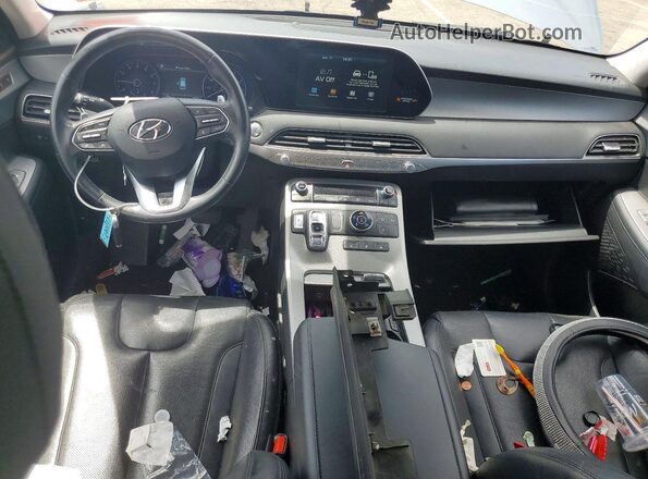 KM8R4DHE1LU029602 2020 HYUNDAI PALISADE Silver Widok deski rozdzielczej