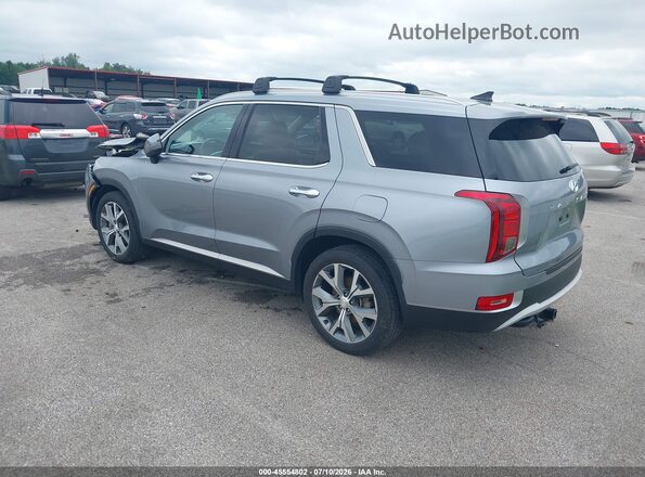 KM8R4DHE1MU190887 2021 HYUNDAI PALISADE Silver Trasero izquierdo
