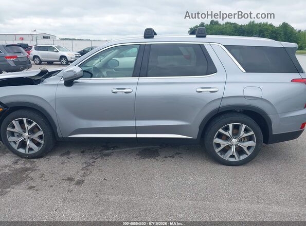 KM8R4DHE1MU190887 2021 HYUNDAI PALISADE Silver Vista interior de 360 grados