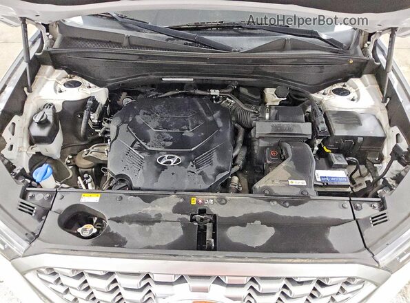 KM8R4DHE1MU201838 2021 HYUNDAI PALISADE White Engine compartment view