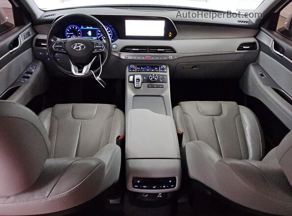 KM8R4DHE1MU201838 2021 HYUNDAI PALISADE White Dashboard view