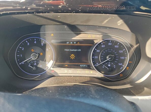 KM8R4DHE2LU148811 2020 HYUNDAI PALISADE Black Սարքավորումների վահանակի տեսք