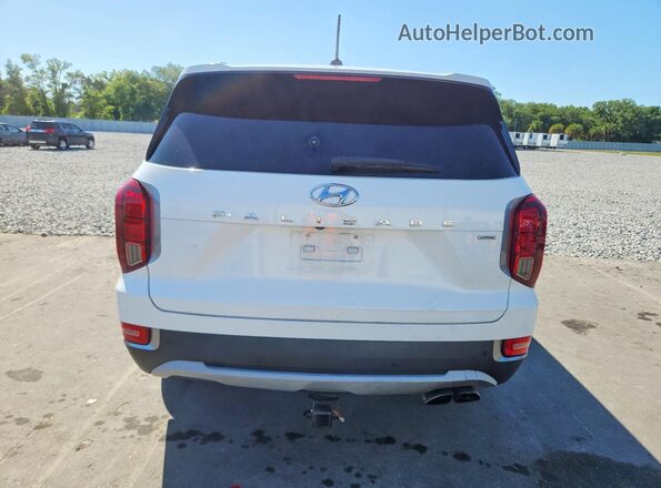 KM8R4DHE3LU052833 2020 HYUNDAI PALISADE White უკანა ხედი