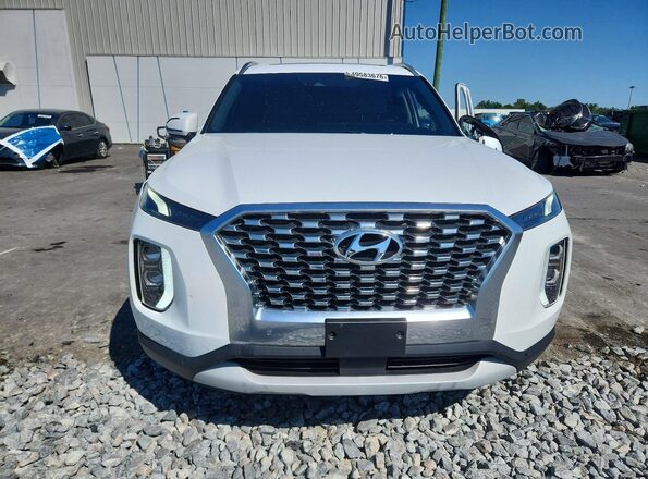 KM8R4DHE3LU052833 2020 HYUNDAI PALISADE White წინა ხედი